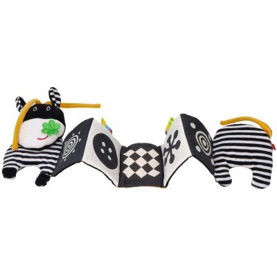 MOMS CARE Senzorické leporelo Kravička