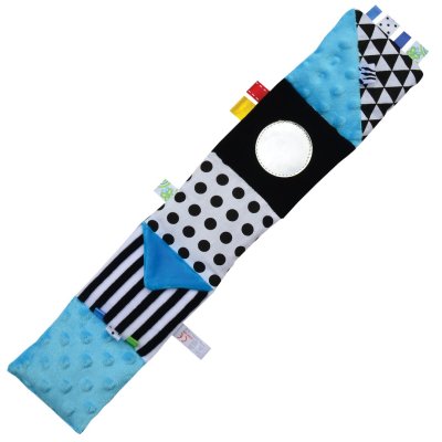 MOMS CARE Senzorické leporelo modré