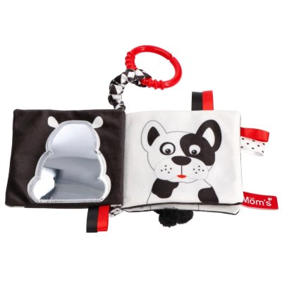 MOMS CARE Textilní knížka „Kdo je to? Co je to?“ - 75271_001