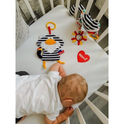 MOMS CARE Závěsná šustící hračka Kočka - 75272_005