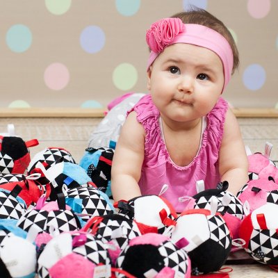 MOMS CARE Senzorický míček červený - 75276_001