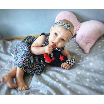 MOMS CARE Šustící muchláček s hvězdičkou černý - 75280_003