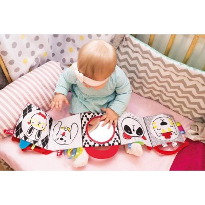 MOMS CARE Senzorické leporelo White & Black - 75282_001