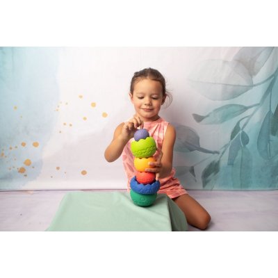 MOMS CARE Senzorická pyramida pastelová - 75286_007