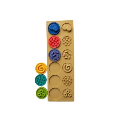 MOMS CARE Senzorické puzzle XL kolečka