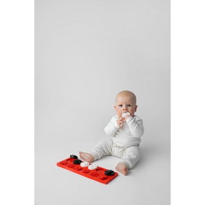 MOMS CARE Senzorické puzzle XL kontrastní kolečka - 75289_005