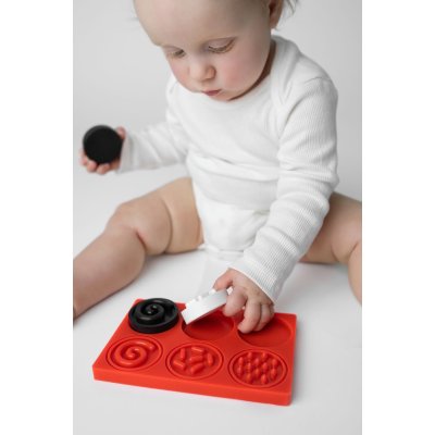 MOMS CARE Senzorické puzzle kontrastní kolečka - 75291_003