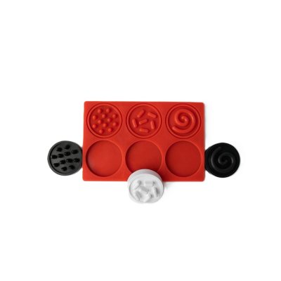 MOMS CARE Senzorické puzzle kontrastní kolečka