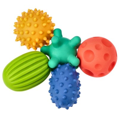 MOMS CARE Senzorické míčky Sensorky pastelové 5 ks - 75295_003