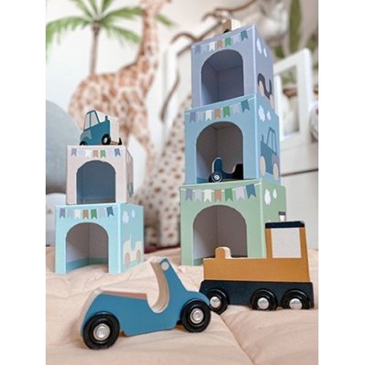 JABADABADO Stohovací kostky Dopravní prostředky - 47000_005