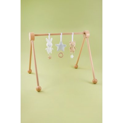 JABADABADO Dřevěná hrazdička přírodní - 47034_002