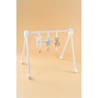 JABADABADO Dřevěná hrazdička bílá - 47035_002