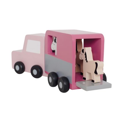 JABADABADO Přívěs s koníky růžový - 47046_002