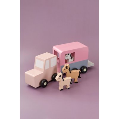 JABADABADO Přívěs s koníky růžový - 47046_003