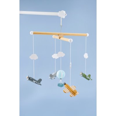 JABADABADO Dřevěný kolotoč letadlo - 47056_001