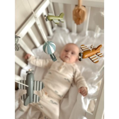 JABADABADO Dřevěný kolotoč letadlo - 47056_005