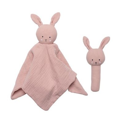 JABADABADO Dárková sada s chrastítkem Bunny Pink - 52367pi_001