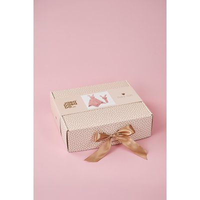 JABADABADO Dárková sada s chrastítkem Bunny Pink - 52367pi_003