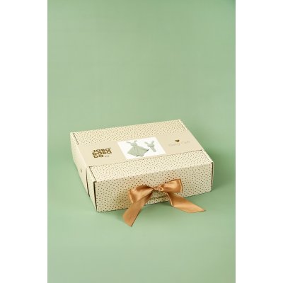 JABADABADO Dárková sada s chrastítkem Bunny Zelený - 52367ze_003