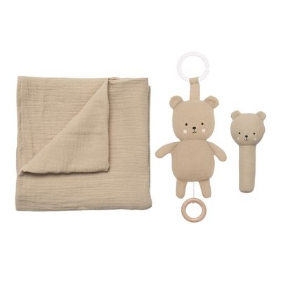 JABADABADO Dárková sada s mušelínovou dekou Medvídek - 52368me_001