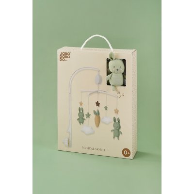 JABADABADO Hudební kolotoč Zajíček zelený - 52730ze_001