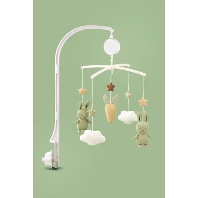 JABADABADO Hudební kolotoč Zajíček zelený - 52730ze_002