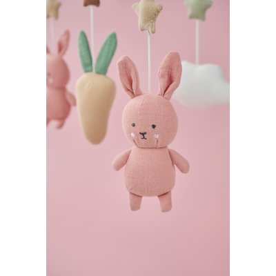 JABADABADO Hudební kolotoč Zajíček růžový - 52730ru_003