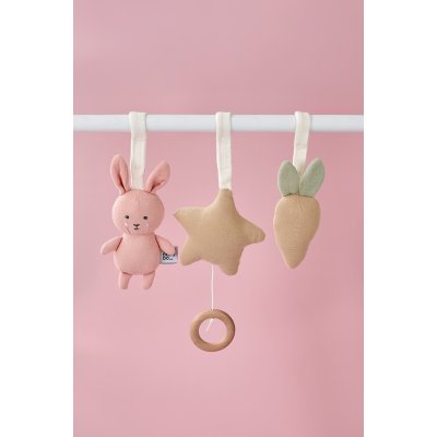 JABADABADO Hračky na hrazdu zajíček růžový - 52731_002