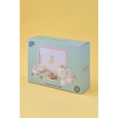 JABADABADO Dřevěná čajová souprava citrónová - 52738_002