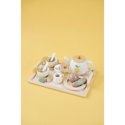 JABADABADO Dřevěná čajová souprava citrónová - 52738_003