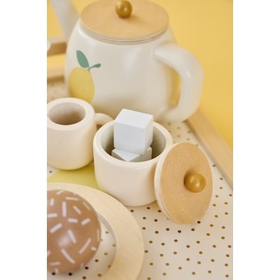JABADABADO Dřevěná čajová souprava citrónová - 52738_005