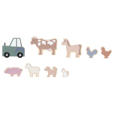 JABADABADO Stohovací kostky Farma - 85013_002