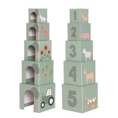 JABADABADO Stohovací kostky Farma