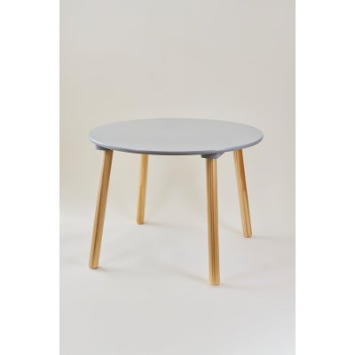 JABADABADO Stůl a 2 židle šedá - 85020_002