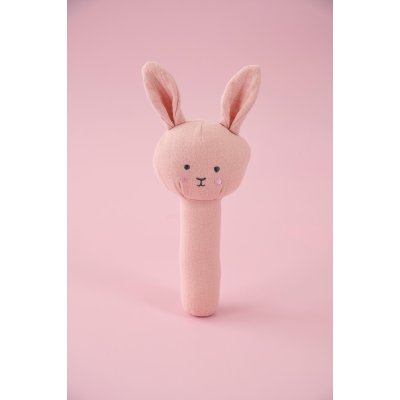 JABADABADO Chrastítko Zajíček růžový - 85031_003