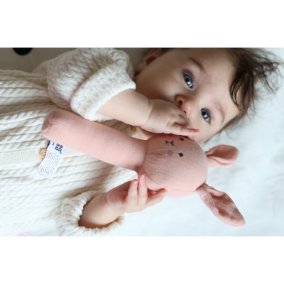 JABADABADO Chrastítko Zajíček růžový - 85031_005