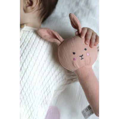 JABADABADO Chrastítko Zajíček růžový - 85031_006