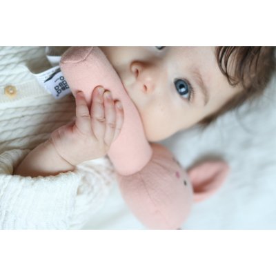 JABADABADO Chrastítko Zajíček růžový - 85031_007