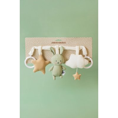 JABADABADO Hračka na kočárek Zajíček zelený - 85033_001