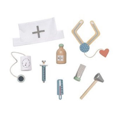 JABADABADO Lékařský kufřík stříbrný - 85081_001