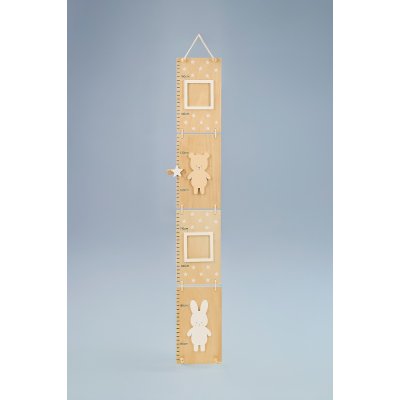 JABADABADO Dětský metr na zeď Teddy & Bunny - 85095_001