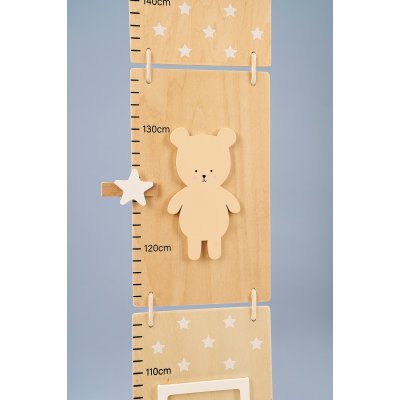 JABADABADO Dětský metr na zeď Teddy & Bunny - 85095_002