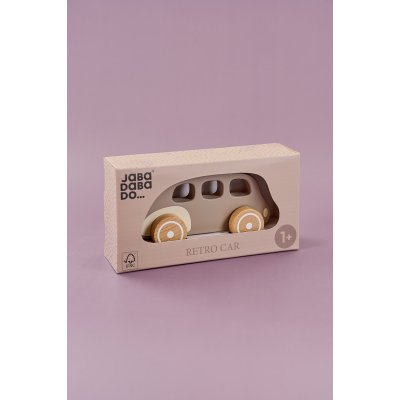 JABADABADO Retro autobus hnědý - 85105_002