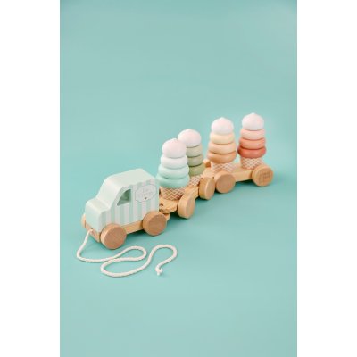 JABADABADO Dřevěný vláček s kostkami Zmrzlina - 85114_004