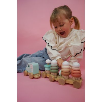 JABADABADO Dřevěný vláček s kostkami Zmrzlina - 85114_007