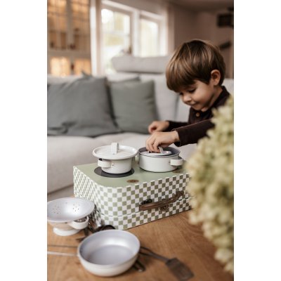 JABADABADO Set nádobí v kufříku Zelená - 85138_011