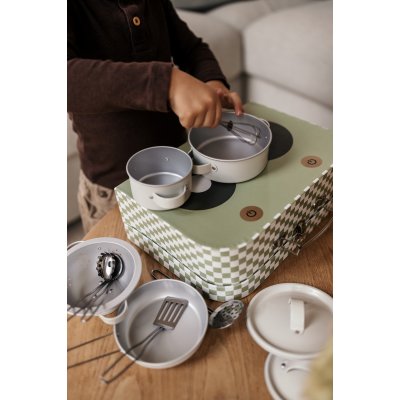 JABADABADO Set nádobí v kufříku Zelená - 85138_012