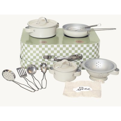 JABADABADO Set nádobí v kufříku Zelená - 85138_001