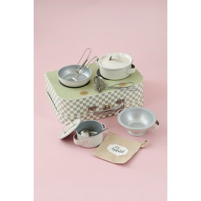 JABADABADO Set nádobí v kufříku Zelená - 85138_003