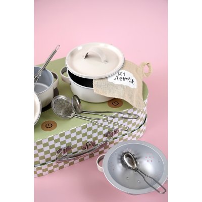 JABADABADO Set nádobí v kufříku Zelená - 85138_005